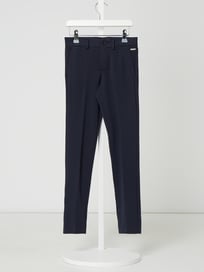 Slim Fit Chino aus Jersey Modell 'Marco' von Jack & Jones Blau / Türkis - 14