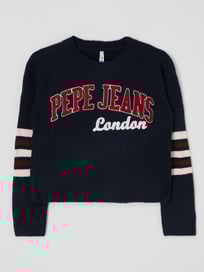 Pullover mit Logo aus Frottee Modell 'Xay' von Pepe Jeans Blau / Türkis - 18