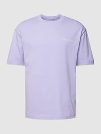 T-Shirt mit Label-Stitching Modell 'short sleeve' von Marc O'Polo Lila - 16