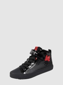 High Top Sneaker mit Disney©-Applikation von Geox Grau / Schwarz - 40