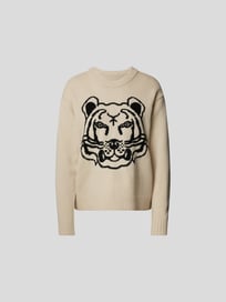 Pullover mit Logo-Print von Kenzo Weiß - 41