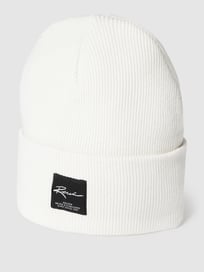 Beanie mit Label-Patch von REVIEW Weiß - 9