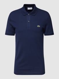 Slim Fit Poloshirt aus Baumwolle mit Label-Patch von Lacoste Blau / Türkis - 21
