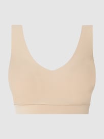 Bustier van microvezel, model 'Softstretch' van Chantelle Wit - 8