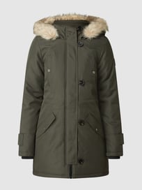 Parka met imitatiebont, model 'Storm' van Vero Moda Outdoor Groen - 48