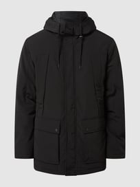 Parka mit Kapuze Modell 'Jayden' von Only & Sons Grau / Schwarz - 44