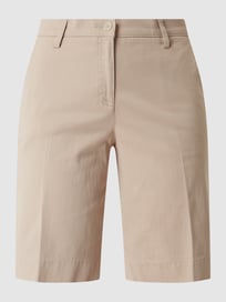 Korte chino met stretch, model 'Mia' van Brax Wit - 24