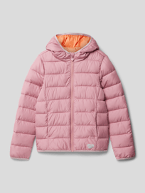 Steppjacke mit Effektgarn von s.Oliver RED LABEL Rosa - 25