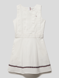 Ärmelloses Kleid mit Label-Details von Tommy Hilfiger Teens Weiß - 44