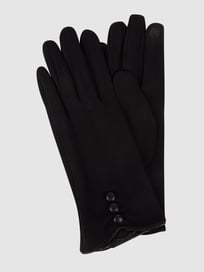 Touchscreen-handschoenen met sierknopen van EEM Grijs / zwart - 29