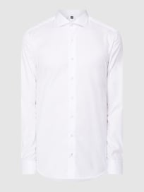 Slim Fit Business-Hemd aus Twill von Eterna Weiß - 31