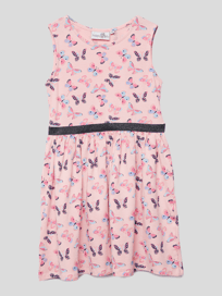 Jurk met all-over motief van Happy Girls Roze - 47