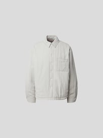 Freizeithemd mit Seitenschlitzen von Jacquemus Grau / Schwarz - 35