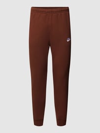 Standard fit sweatpants van katoenmix, model 'NSW CLUB JOGG' van Nike Bruin - 31