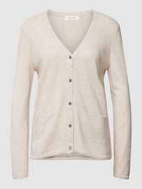 Cardigan aus Kaschmir mit Eingrifftaschen von Christian Berg Woman Weiß - 31