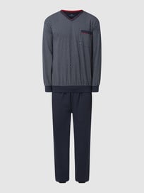 Pyjama aus Baumwolle  von Götzburg Wäsche Blau / Türkis - 1