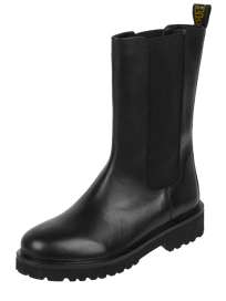 Chelsea Boots aus Leder Modell 'Lea' von Blauer USA Grau / Schwarz - 38