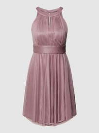 Cocktailkleid mit Neckholder von Jake*s Cocktail Lila - 17