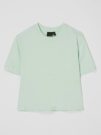 Cropped T-Shirt aus Baumwolle Modell 'Thea' von Kabooki Grün - 26