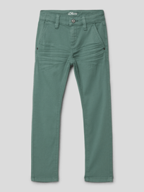 Slim Fit Hose mit Stretch-Anteil von s.Oliver RED LABEL Grün - 14