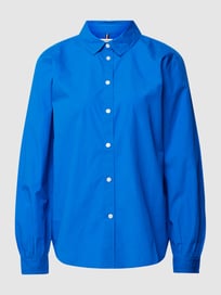Relaxed Fit Hemdbluse mit Knopfleiste von Tommy Hilfiger Blau / Türkis - 13
