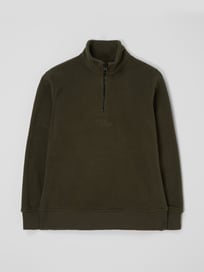 Troyer aus Fleece Modell 'Friday' von Jack & Jones Grün - 36