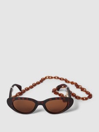Sonnenbrille mit Animal-Print Modell 'Puerto Rico' von URBAN CLASSICS Braun - 7