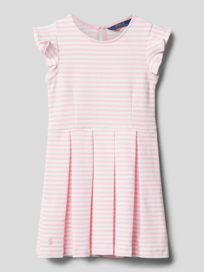 Jurk met streepmotief van Polo Ralph Lauren Kids Roze - 1