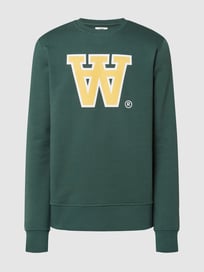 Sweatshirt mit Logo von Wood Wood Grün - 46