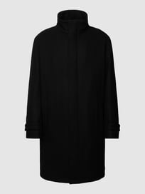 Mantel mit Strukturmuster Modell 'Rauken' von Drykorn Grau / Schwarz - 42