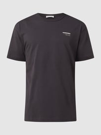 T-Shirt aus Bio-Baumwolle Modell 'Aalex' von Armedangels Grau / Schwarz - 34