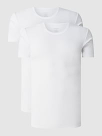 T-Shirt aus Baumwolle im 2er-Pack  von Jockey Weiß - 22
