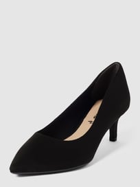 Pumps met labeldetail van Tamaris Grijs / zwart - 39