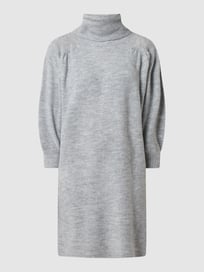 Gebreide jurk met wol, model 'Wewa' van Opus Grijs / zwart - 13