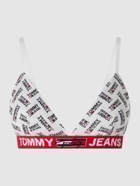 Bralette van katoenmix - gewatteerd  van TOMMY HILFIGER Wit - 11