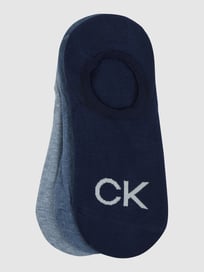 Set van 3 paar kousenvoetjes van CK Calvin Klein Blauw / turquoise - 32