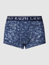 Trunks mit Allover-Muster von Polo Ralph Lauren Underwear Blau / Türkis - 31