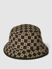 Bucket Hat mit Allover-Logo Modell 'LNY BUCKET HAT' von Michael Kors Grau / Schwarz - 15