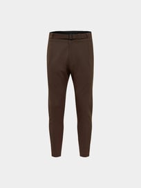 Bundfaltenhose mit Gürtel von Stylebop Grau / Schwarz - 27