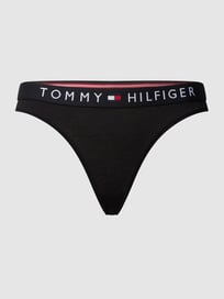 String van een mix van katoen en elastaan  van TOMMY HILFIGER Grijs / zwart - 36