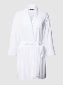 Bademantel mit Label-Stitching von Lauren Ralph Lauren Weiß - 15