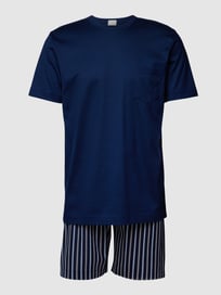 Pyjama aus Baumwolle von Mey Blau / Türkis - 20