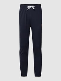 Sweatpants in melierter Optik von A Fish Named Fred Blau / Türkis - 4