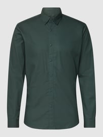 Regular fit zakelijk overhemd met kentkraag van Esprit Collection Groen - 27