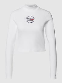 Longsleeve mit Label-Stitching von Tommy Jeans Weiß - 13
