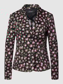 Blazer met all-over motief van Marc Cain Grijs / zwart - 46