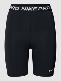 Fietsbroek met labeldetail van NIKE TRAINING Grijs / zwart - 42