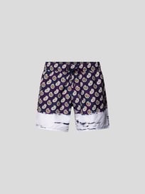 Badehose mit Paisley-Dessin von Etro Blau / Türkis - 33