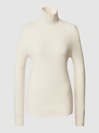 Gebreide pullover met opstaande kraag van Jake*s Casual Wit - 5