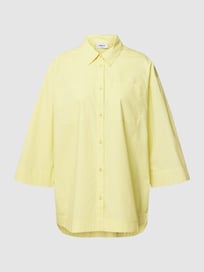 Overhemdblouse met knoopsluiting, model 'Marilla' van MOSS COPENHAGEN Geel - 15